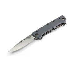 Benchmade STE-317 Weekender Klappmesser Weekender Klinge aus rostfreiem Stahl CPM-S30V premium (58-60HRC) 15,36 cm, Griff G10 kaltgrau OD Aluminium dekorative Gelenkringe