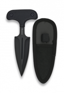 Cuchillo Martinez Albainox Skkiner con mango Abs y hoja de acero inox de 11 cm. Incluye funda nylon