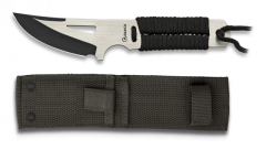 Couteau Albainox. Noir/satin. 19 Cm