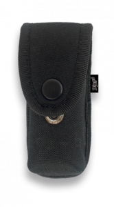 Funda para Navaja Dingo de color Negro en Nylon Acolchado 5.5x11/12 cm con Sistema de Cierre de Broche 34060