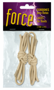 Set Cordones para botas color Tan Barbaric Force de 90 cm