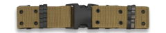 Cinturón Táctico de Nylon Color Coyote Tamaño 122x5.5 cm y Hebilla PVC Martinez Albainox 