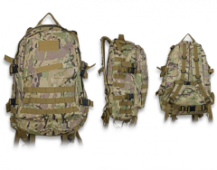 Mochila Barbaric feita de Nylon 600D na cor CP com zíper e capacidade para 40 litros