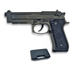 HFC Blow Back Airsoft Gas Gun, Energy 0.50 Joule, corpo in metallo Include custodia in PVC 35003
