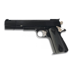 Pistola de gas airsoft HFC cuerpo de pvc munición 6 mm Negra 35029