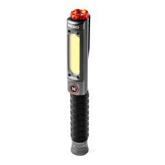 NEBO Big Larry 3 Stealth - Light de trabalho, lanterna de 600 lumens con luz de trabalho COB, base magnética com clipe e bolso para iluminação mãos-livres, lanterna COB portátil regulável com LEDs, luz de trabalho e luz de bolso