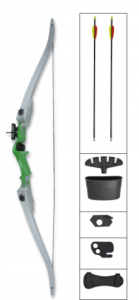 Kit metallo colore arco ricurvo 20 libbre, velocità 85 Fps + accessori 37092