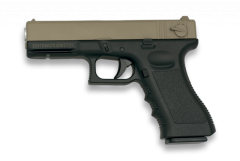 Airsoft-Pistole Golden Eagle / 3007t 6 mm Federkugel 220 Fps 67m/s, Energie 0,27 Joule, Metallschlitten