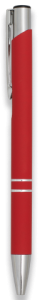 Boligrafo Aluminio. Rojo