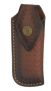 Custodia per coltelli in pelle marrone Per coltelli 16 cm