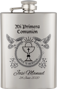 Flasque Inox Barbaric. Contenance: 8 Oz. Gr4222