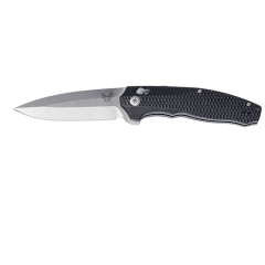 Benchmade STE-495 Cuchillo de Caza Vector AXIS con hoja de Acero inoxidable CPM-S30V  (58-60 HRC) de 21,39 cm  Mango negro G10 contorneado y texturizado