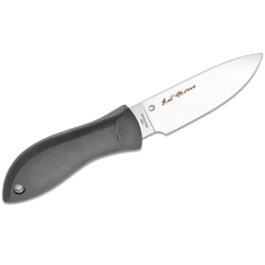 Spyderco STE-FB02P Messer de Hunting Bill Moran Drop Point glatte Klinge de Stahl VG-10 de 9,9 cm de lang und Griff FRN//Kraton de schwarze Farbe. Inklusive Boltaron Scheide mit Clip dede multiposition G-Clip Befestigung