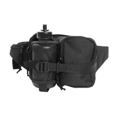 Sac à ceinture avec bouteille de 1 litre. Noir de 14 x 20 cm Parabellum 50115