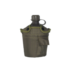 Cantina plástica de 1 litro Cor de azeitona para acampar e trekking Parabellum 50140