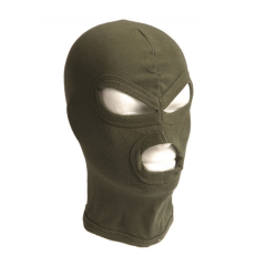 Balaclava Verde 100% Algodão 3 Aberturas