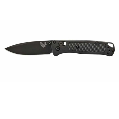 Benchmade STE-533BK-2 Navaja Táctica mini bugout hoja de Acero inoxidable premium CPM-S30V (58-60HRC), de 16,48 y mango CF-Elite® negro texturizado con forros de acero inoxidable