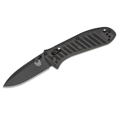 Benchmade STE-575-1 Tactical Knife Presidio II Axis Drop Point, glatte Klinge CPM-S30V premiun Edelstahl (58-60 HRC) 19 cm und CF-Elite® schwarz geformter Griff mit satiniertem Finish