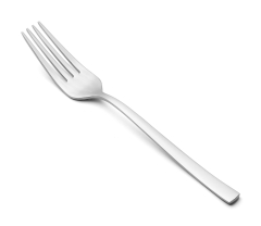 Arcos Tenedor de Postre Monoblock de Una Pieza en Acero Inoxidable 18/10, Plata - Tenedor de postre de 185 mm. Cubertería de líneas rectas, con suaves curvaturas en el mango. Diseño actual y novedoso.