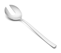 TENEDOR ENSALADA CAPRI - Monoblock de una pieza en acero Inoxidable 18/10 - Tenedor ensalada de 197 mm. Cubertería de líneas rectas, con suaves curvaturas en el mango. Diseño actual y novedoso.