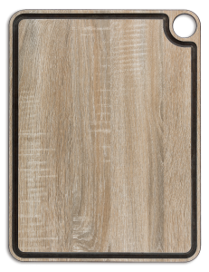 Planche à découper conçue pour un usage fonctionnel et quotidien, une manipulation sans effort et un rangement pratique grâce à la conception des trous intégrés qui les rendent parfaits pour être suspendus.