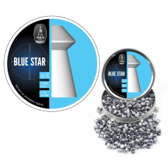 Lata 250 balinês BSA estrela azul, calibre 5.5 mm, projetado para longa distância, 18.34 gr, 741