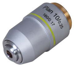 Lentille plane achromatique Levenhuk MED 10x