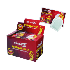 Calentador Químico Para Los Pies, Duración Aproximada 6 Horas, Caja de 30 Pares.Thermopad 78020