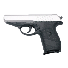 Pistolet en nickel noir 0,35 jul.