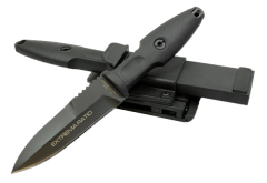 PUGIO, Dagger of Boot, Shaped Handle of Cuttlefish, Hollow Ground Blade and Adjustable BELT-CLIP Sheath