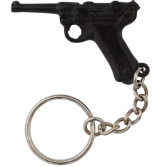 Revolver chaveiro da Guerra Mundial de 1914-1945 de 12,5 cm e 25 gr. feito em metal