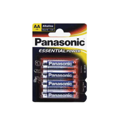 Blister de 4 pilas AA Panasonic alcalina ALKAA
