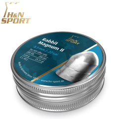 H&amp;N Rabbit Balls Magnum II 1,64g Lata 200 Unidades, longas distâncias, máxima perfuração 5,5mm bitola