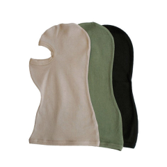 Balaclava de algodón de color negro Vega Holster EO32