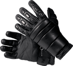 Guanto tattico per GOP Guanto operativo in pelle nera, imbottito Vega Fondina OG44