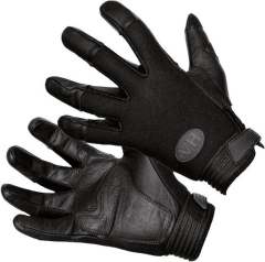 Gant opérationnel tactique Essence en cuir noir Vega Étui OG46
