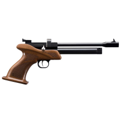 Pistola Zasdar CP1 Co2  Multi-tiro Empuñadura Madera Picada Cal. 5,5 Mm Balines