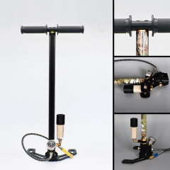 Pompa a mano PCP Zasdar 3 stadi - Con confezione a secco