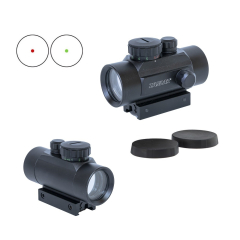 Mira Electronica 1X30 Mm incorpora montura rail doble 21mm y 11mm retícula verde/ rojo