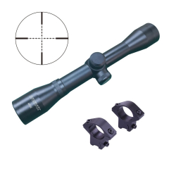 Druckluftkarabiner-Sucher 4x32 Mm. 11mm Mildot-Absehen NICHT mit Ringen beleuchtet.