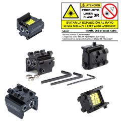 Laser Compacto para carabinas de 5mw ou pistolas adequadas para Weaver/Picantinny Rail - Classe 3R