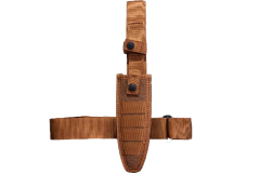  Bainha de Cordura Castanha A.S.F.K. - Bainha resistente para Dagger of Forças Especiais do Exército Italiano