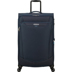 Valise american tourister summerride spinner 80cm/ 80x48x30cm/ 4 roues/ bleu marine