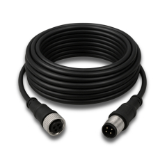 Cable de 5 mts con conector M12 para kits AHD de visión trasera Yatek, EL81067