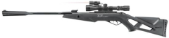 Carabina Gamo Whisper IGT calibre 4,5 mm, alza y mira de fibra óptica, largo 117 cm, 305 m/s, con reductor de sonido, 6110072-IGT