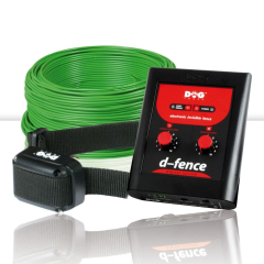 Electric Shepherd - Anti-Leak Zaun für Hunde Dogtrace D-Fence 1600 Meter Perimeter geeignet für Hunde jeden Gewichts.