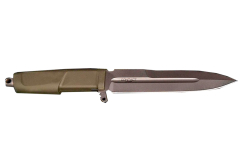 Coltello Extreme Ratio CONTACT, coltello multiuso con lama a lancia Böhler N690, impugnatura in forprene, fodero minimalista con sistema M.O.L.L.E..