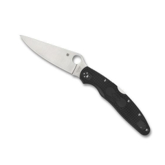 Spyderco STE-C07PBK4 Police 4 Lightweight Tactical Knife 11,1 cm lange VG-10 Stahlklinge mit satiniertem Finish, mit FRN-Griff. Multi-Positions-Clip