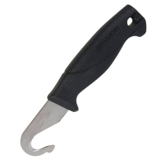 Skinner STE-11453 Belly Opener 351 couteau à dépecer avec lame fixe de acier inoxydable et manche en plastique de couleur noir, livré avec étui EasyClean 