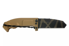  Extreme Ratio RAO Knife, kompaktes Überlebensmesser, feststehende Klinge mit Sicherheitssystem, MOLLE-Scheide und Diamantschärfer